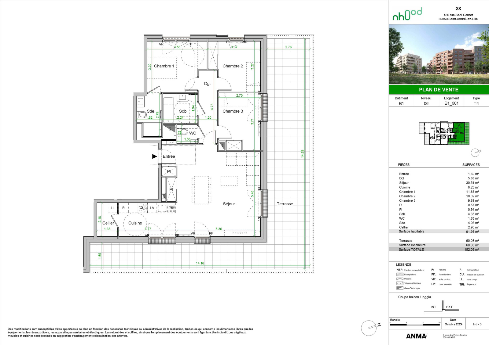 Image_2, Appartement, Saint-André-lez-Lille, ref :OAP100000173