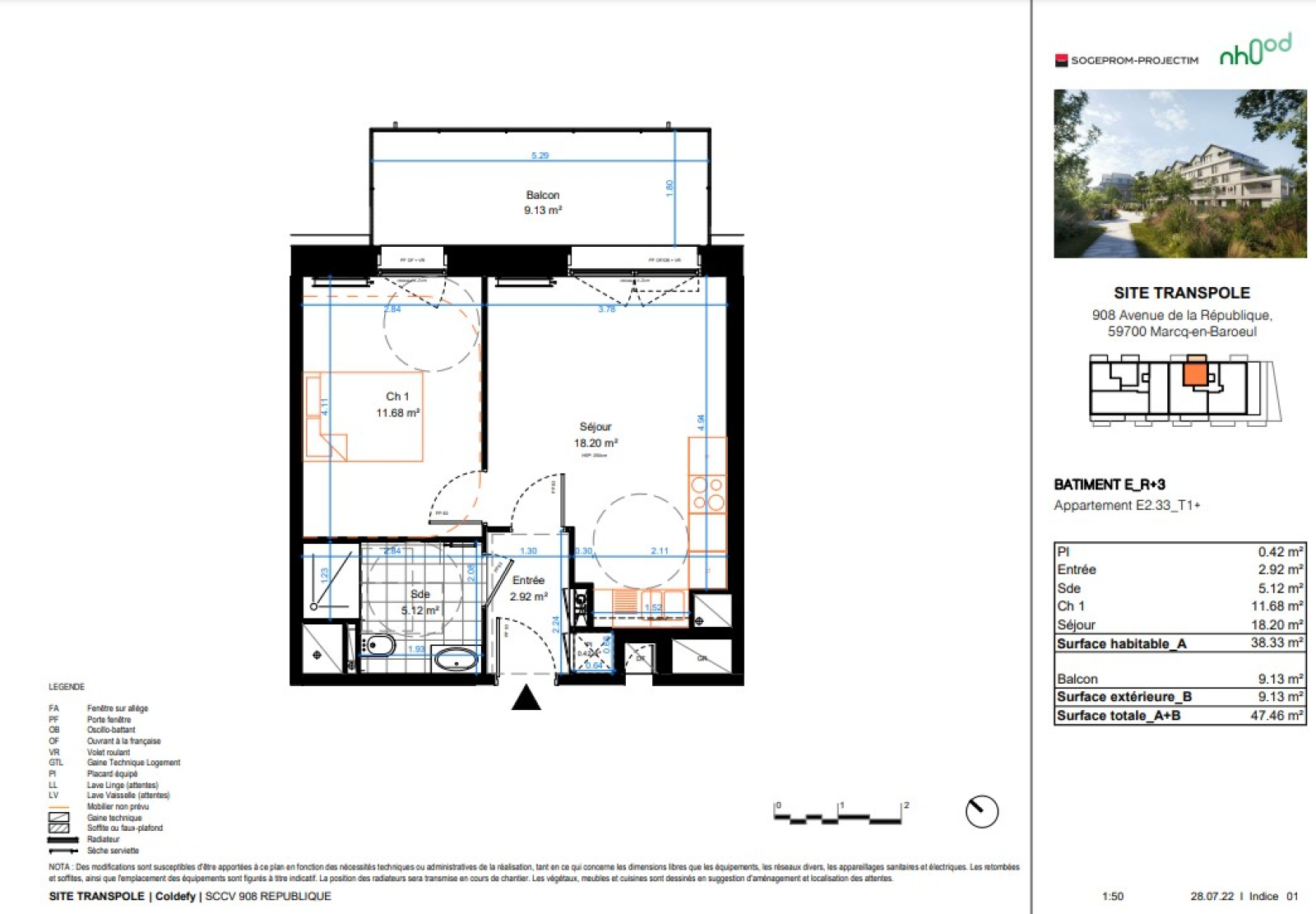 Image_5, Appartement, Marcq-en-Baroeul, ref :OAP100000153